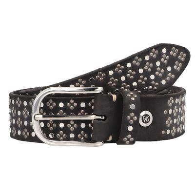 b.belt Gürtel Leder 80 cm Schwarz Damen