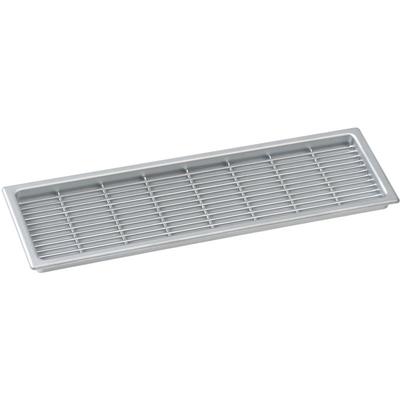 Lüftungsgitter Abluftgitter Möbelbeschlag 230 x 69 mm Kunststoff verchromt matt Image