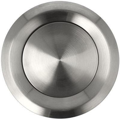Ms Beschläge - Ventil Tellerventil Zuluftgitter Abluftgitter Edelstahl matt gebürstet 155mm