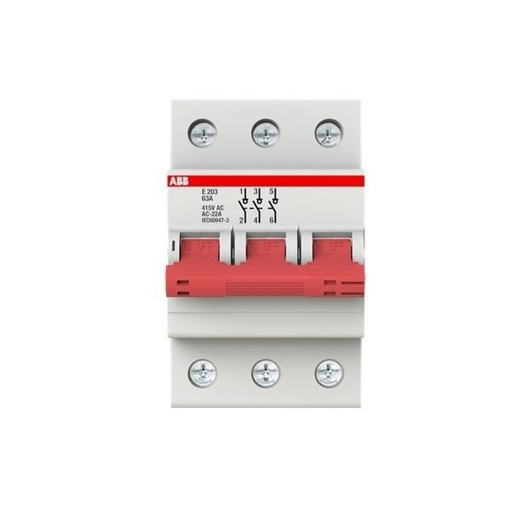 ABB Stotz S&J Einbauschalter E203/63G 2CDE283001R1063 Image
