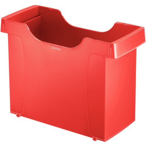 Leitz Plus Uni-Box Hängeregisterbox 36,5 x 17 x 27,3 cm DIN A4 20 Mappen Kunststoff Rot Image