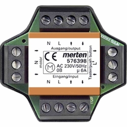 Merten Trennrelais Jalousie, Unterputz, 2mot, Zentraleingang, Nebenstelleneingang, 230V, 6A Image