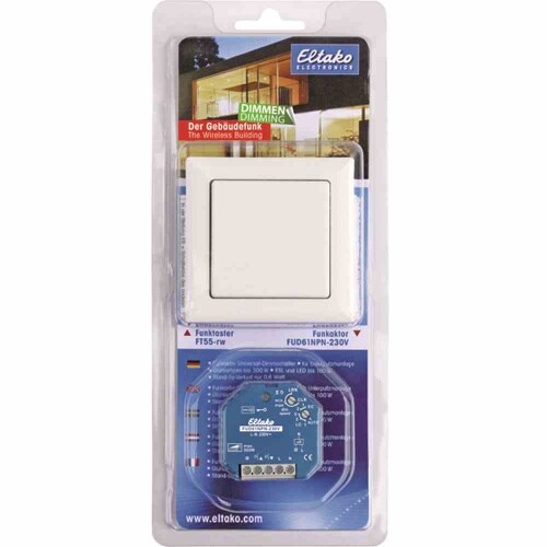 Eltako Dimmaktor, Funkbus, 0-300W, Unterputz, 1Ausg, universal Image