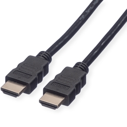 ROLINE HDMI High Speed Kabel mit Ethernet, schwarz, 15 m Image