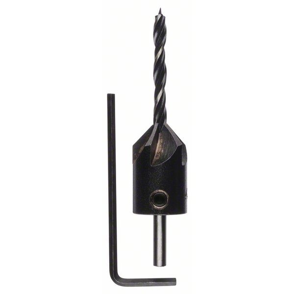Holzspiralbohrer mit 90°-Senker, 4 mm, 16 mm Image