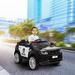 Ubesgoo Ride on Police Car Plastic in Black | 22 H x 44 W in | Wayfair 539009201038