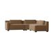 Brown Sectional - My Chic Nest Alisa 108" Wide Right Hand Facing Sofa & Chaise w/ Ottoman | 24 H x 108 W x 94 D in | Wayfair ft828-3-1021-1150