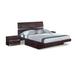 Orren Ellis Renesla Solid Wood & Storage Platform Bed Wood & Upholstered/ in Brown | 42.5 H x 60 W x 80 D in | Wayfair