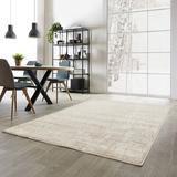 Brown 31 x 0.39 in Area Rug - Steelside™ Margaux Abstract Taupe Area Rug Polyester/Polypropylene | 31 W x 0.39 D in | Wayfair