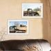 Gracie Oaks Vintage Farm Trucks 2-Piece Vignette Framed Wall Art for Living Room Home Wall Décor by Lori Deiter Paper | 15 H x 21 W x 1 D in | Wayfair