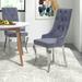 Willa Arlo™ Interiors Wesham Tufted Fabric Side Chair Wood/Upholstered in Gray | 42 H x 20 W x 24 D in | Wayfair EC95C6149DF94BED83F28C22B32985DF