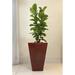 Floridis Zurique Resin Pot Planter Plastic in Red | 21.65 H x 14.96 W x 14.96 D in | Wayfair 10.16.0354