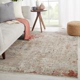 White 111 x 0.4 in Area Rug - Williston Forge Arrington Abstract Tan Area Rug Polyester/Viscose | 111 W x 0.4 D in | Wayfair