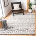 Gray/White 60 x 0.51 in Area Rug - Langley Street® Ramona Southwestern Handmade Tufted Wool/Ivory/Gray Area Rug | 60 W x 0.51 D in | Wayfair