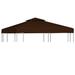 Arlmont & Co. Gazebo Cover Outdoor Canopy Top Replacement Sunshade Patio Shelter Fabric in Brown | 117.6 W x 117.6 D in | Wayfair