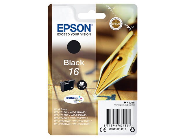Tinten EPSON C13T16214012 EPSON WF2010 TINTE BLACK ST Image