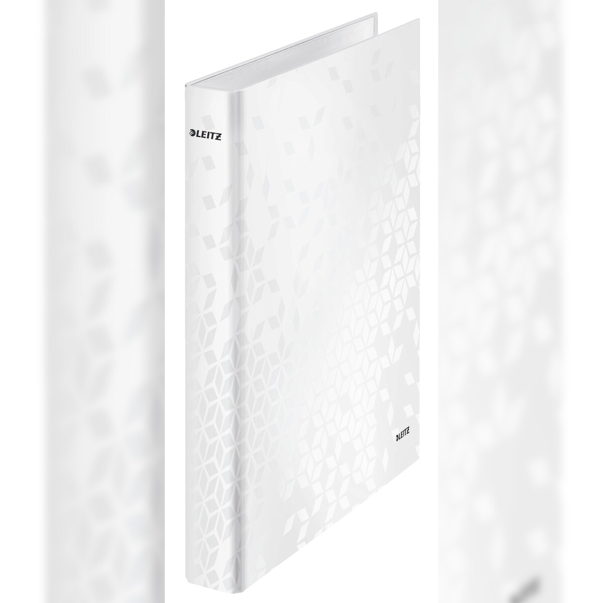 LEITZ 4241 Ringbuch WOW, A4 maxi, PP, 2 Ringe Ø25 mm, perlweiß Image