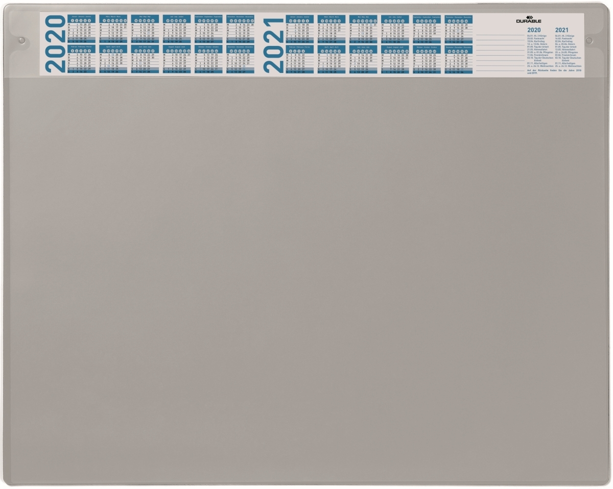 DURABLE Schreibunterlage 720510 65x52cm PVC grau Image