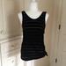 Athleta Tops | Athleta Max Out Side Tie Black Tank (Sm) | Color: Black | Size: S