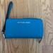 Michael Kors Other | Authentic Michael Kors Wallet With Wristlet Strap | Color: Blue | Size: Os