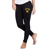 Women's Concepts Sport Black Navy Midshipmen Fraction Essential Leggings