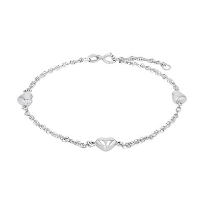 amor Armband Silber Weiss Damen
