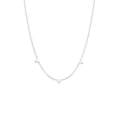 Elli - Dreieck Geo Trend Minimal 925 Sterling Silber Ketten 1 ct Damen