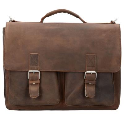 Leonhard Heyden Salisbury Aktentasche Leder 40 cm braun Braun Herren Image