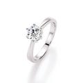 Smart Jewel - Ring funkelnd mit Zirkonia Stein, Antragsring, Silber 925 Ringe Silber Damen