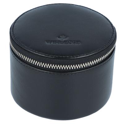 Windrose Basic Collection Nappa Schmucketui Leder 10 cm schwarz Schwarz Damen Image