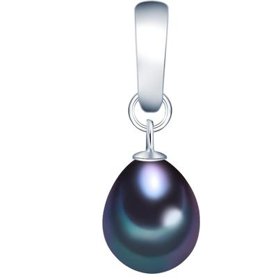 Valero Pearls - Perlen-Anhänger Sterling Silber Süßwasser-Zuchtperle in Silber Charms & Kettenanhänger Damen