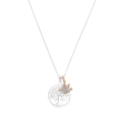 amor - Kette mit Anhänger Ketten 1 ct Weiss Damen