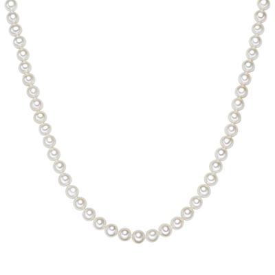 Valero Pearls - Halskette Sterling Silber Süßwasser-Zuchtperle in Silber Ketten 1 ct Damen