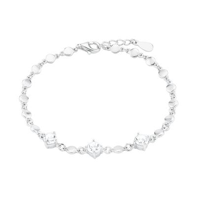 amor - Armband für Damen, 925 Sterling Silber, Zirkonia synth. Armbänder & Armreife 1 ct Weiss