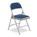 Virco 188 - 188 Series Folding Chair w/ Plastic Caps Fabric in Blue | 29.5 H x 17.75 W x 18.75 D in | Wayfair 4040848