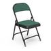 Virco 188 - 188 Series Folding Chair w/ Plastic Caps Fabric in Green | 29.5 H x 17.75 W x 18.75 D in | Wayfair 4040463