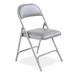 Virco 168 - 168 Series Folding Chair w/ Plastic Caps Vinyl in Gray | 29.5 H x 17.75 W x 18.75 D in | Wayfair 4032024