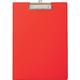 MAUL Schreibplatte mit Folienüberzug/2335225, rot , DIN A4