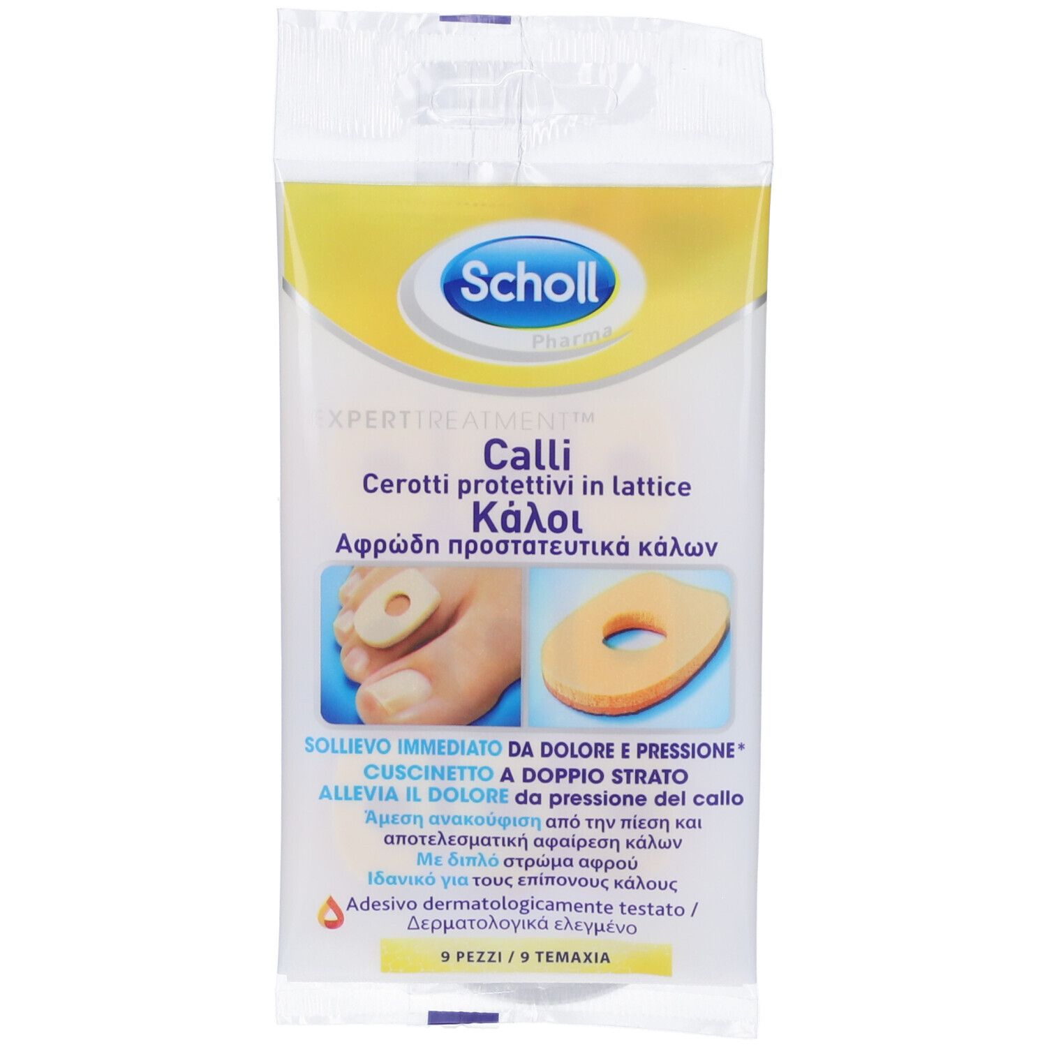 Scholl Calli Cerotti in Lattice 1 pz Cerotto