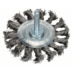 Scheibenbürste, gezopft, rostfrei, 70 mm, 0,35 mm, 14 mm, 4500 U/ min Image