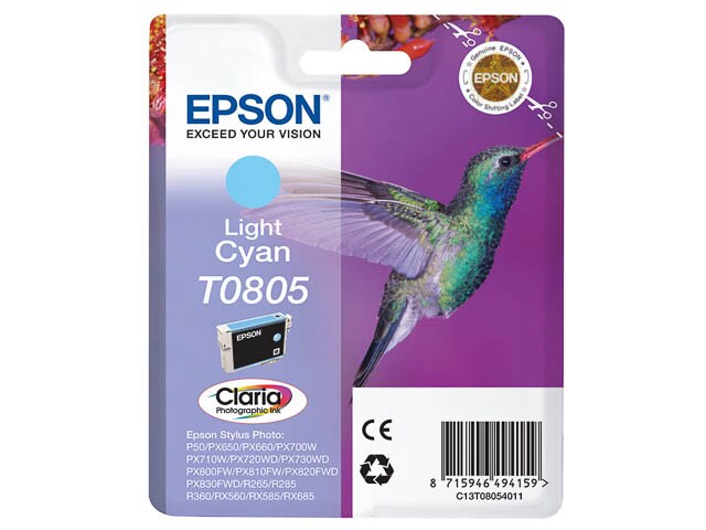 Tinten EPSON C13T08054011 EPSON ST PHRX265 TINTE LCYA Image