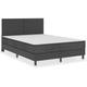 Boxspring-Bettgestell,Schlafzimmerbett Grau Stoff 160x200 cm vidaXL