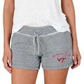 Women's Concepts Sport Gray Virginia Tech Hokies Mainstream Terry Shorts