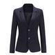 YYNUDA Women's Blazer Slim Fit Long Sleeve Suit Jacket Work Office Elegant Smart Blazer Jacket Navy
