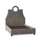 My Chic Nest Tess Upholstered Standard Bed Velvet, Granite in Gray | 69 H x 80 W x 87 D in | Wayfair 532-103-1120-K