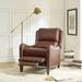 Birch Lane™ Westmere 28.75" Wide Manual Club Recliner Genuine Leather/Water Resistant in Brown | 42 H x 28.75 W x 37 D in | Wayfair