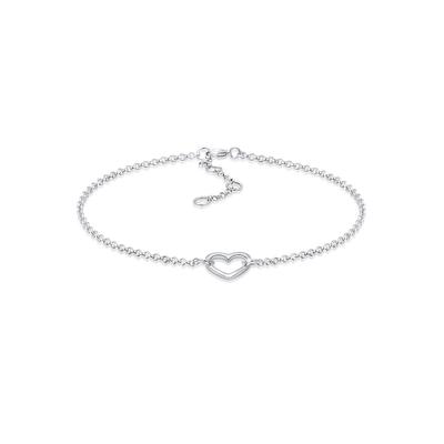 Elli - Herz Liebe Love 925 Sterling Silber Armbänder & Armreife 1 ct Damen