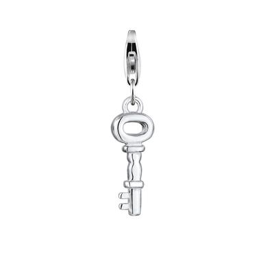 Nenalina - Anhänger Schlüssel Symbol Trend Basic 925 Silber Charms & Kettenanhänger 1 ct Damen