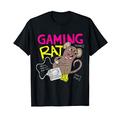 Lustige Gaming Ratte Video Game Computer Videogame PC T-Shirt