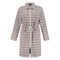 Ulla Popken Women's Bademantel mit Reißverschluss Bathrobe, Multicoloured (Multicoloured 75000090), XL